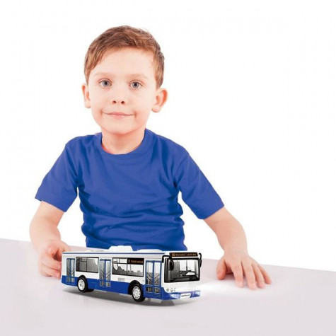 Rappa Autobus česky hlásící zasávky 28cm modrý