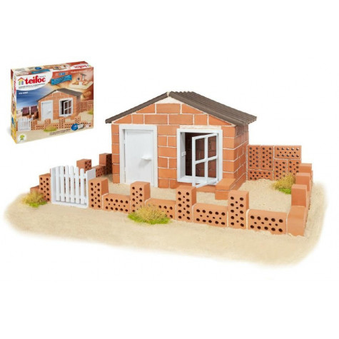 Stavebnice Teifoc Domek Andres 130ks v krabici 35x29x8cm ~ 1