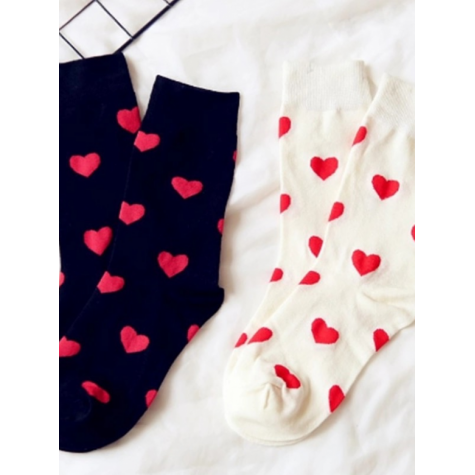 Zamilované ponožky - bílé - vel. uni
