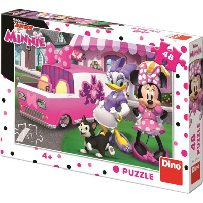 Dino Minnie a Daisy puzzle 48 dílků