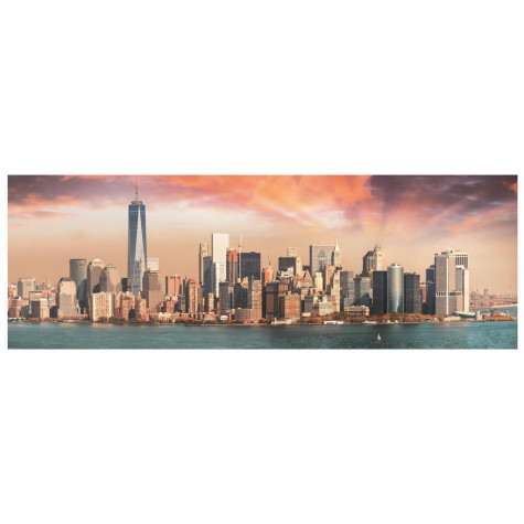 Dino Manhattan za soumraku panoramic puzzle 1000 dílků