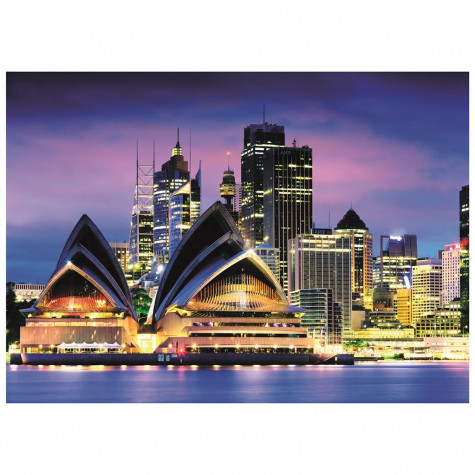 Dino Opera v Sydney neon puzzle 1000 dílků