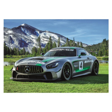 Dino Mercedes AMG GT v horách puzzle 300XL dílků