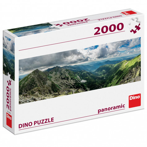 Dino Roháče panoramic puzzle 2000 dílků