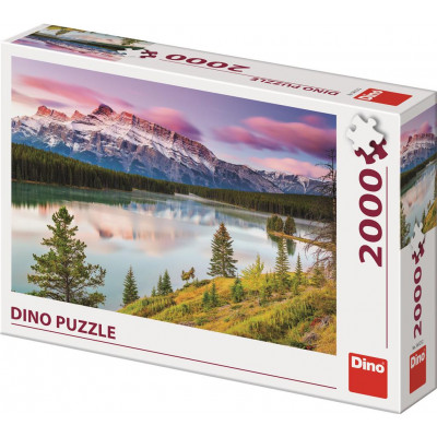Dino Skalnaté hory puzzle 2000 dílků