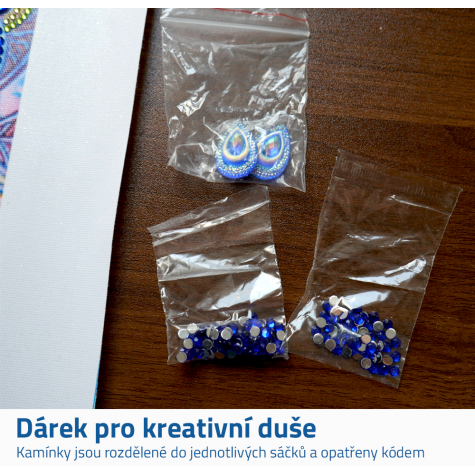Diamantové malování deluxe - páv ~ 4