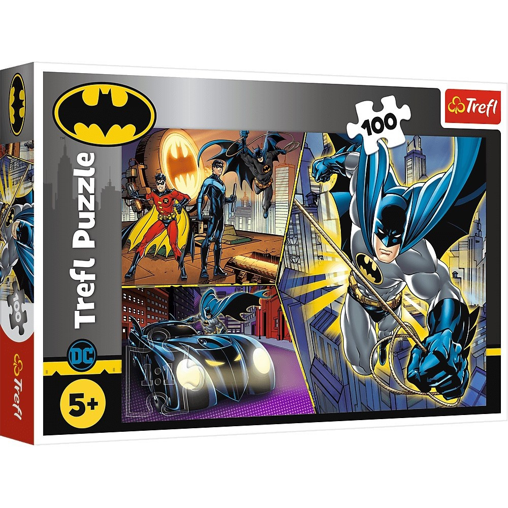 Trefl Puzzle Nebojácný Batman 100 dílků