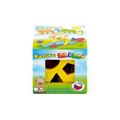Chemoplast Vkládací kostka Mimi 1 plast 12,5x12,5x12,5cm 6m+ ~ 2