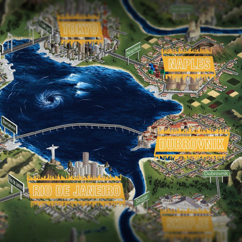 Stírací mapa CityBreak speciál