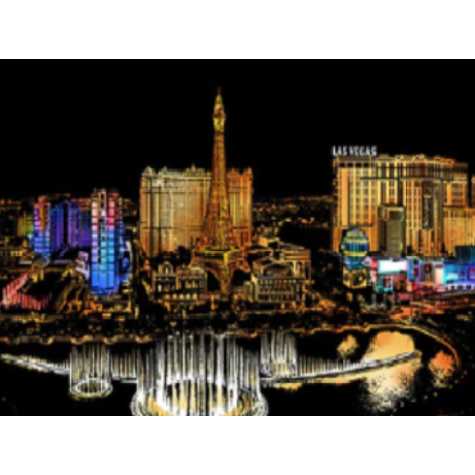 Stírací obraz - Las Vegas
