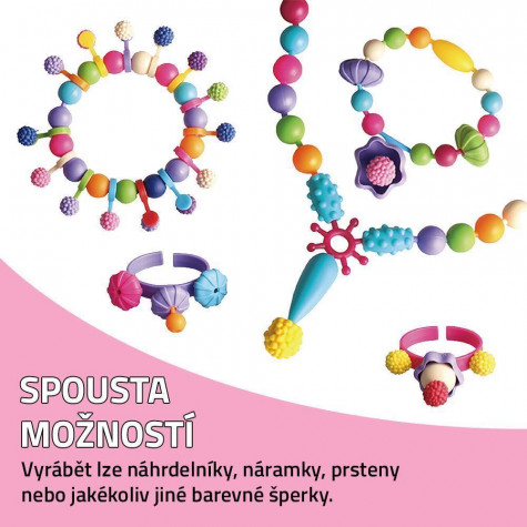 Dětské barevné korálky - mega balení ~ 4