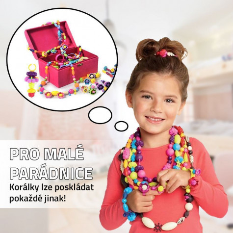 Dětské barevné korálky - mega balení ~ 5