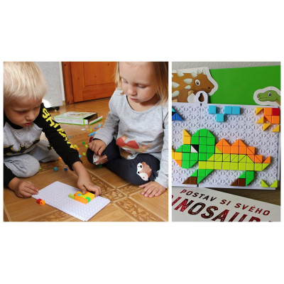 Mozaiková stavebnice - dinosauři
