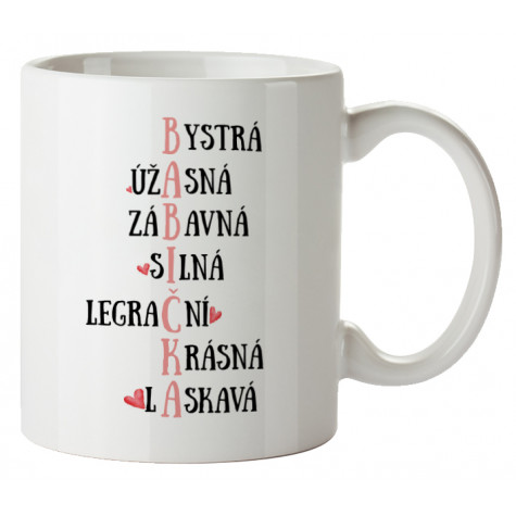 Dárkový hrnek v krabičce - Bystrá babička ~ 1