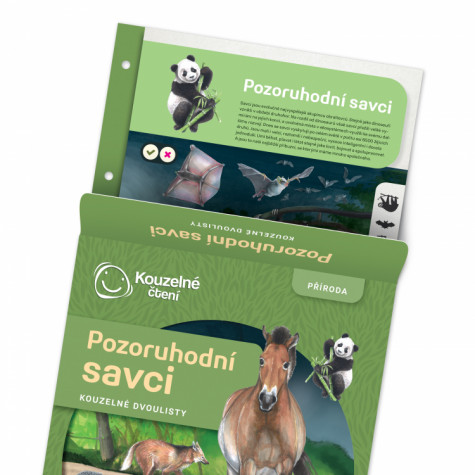 Albi Kouzelné čtení - Dvoulist Savci ~ 2