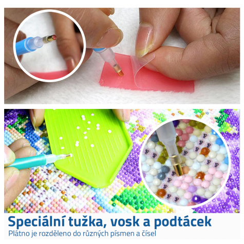 Diamantové malování basic - koníci ~ 4
