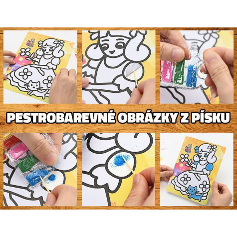 Kreslící písek - velký set ~ 3