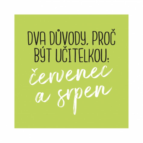 Albi Sklenička na víno - Dva důvody, proč být učitelkou ~ 3