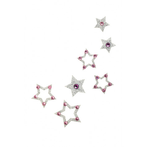 SO.nia BareSkin šperk Swarovski - Hvězdičky - růžová ~ 1