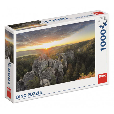 Dino Skalnaté stěny puzzle 1000 dílků ~ 3