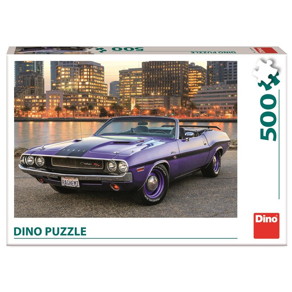 Dino Auto Dodge puzzle 500 dílků