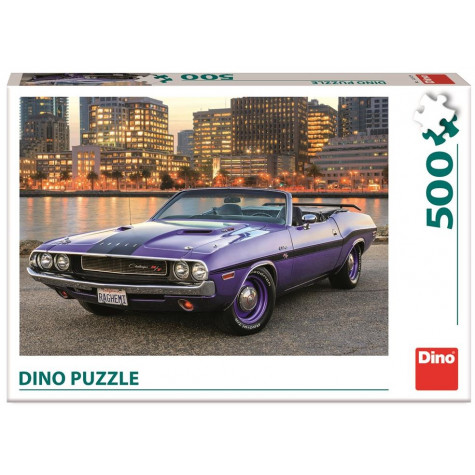 Dino Auto Dodge puzzle 500 dílků