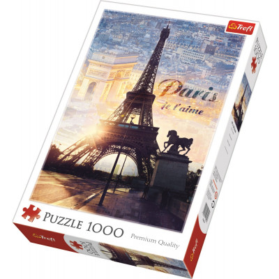 TREFL Puzzle Paříž za úsvitu 1000 dílků