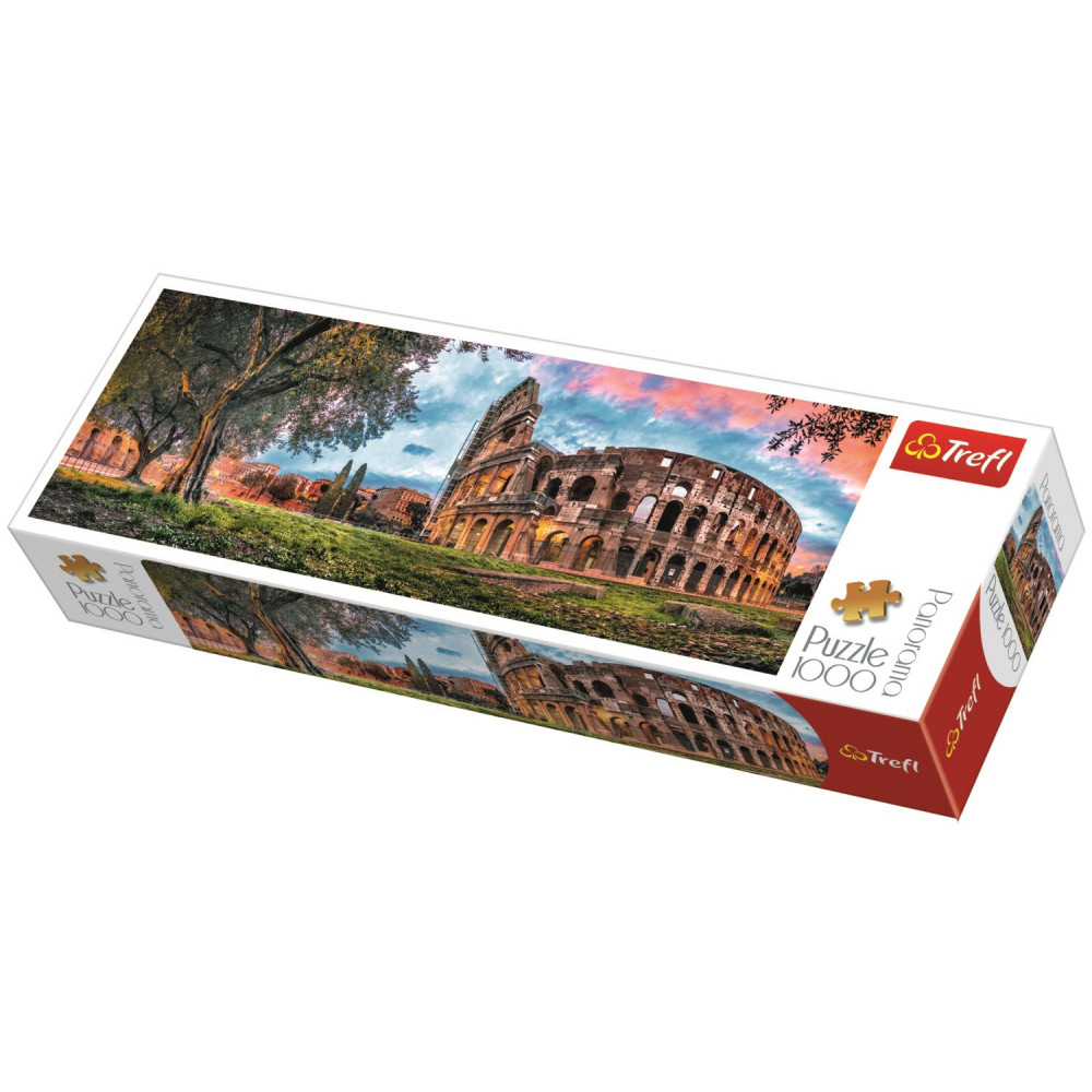 TREFL Panoramatické puzzle Koloseum za úsvitu 1000 dílků