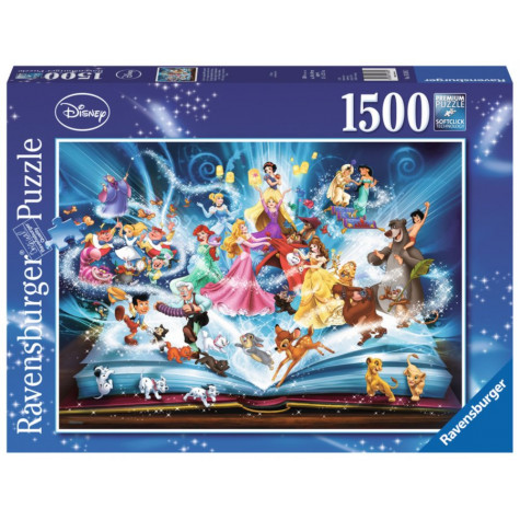 RAVENSBURGER Puzzle Disneyho magická kniha pohádek 1500 dílků ~ 1