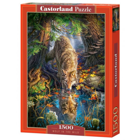 CASTORLAND Puzzle Pijící vlk 1500 dílků ~ 1