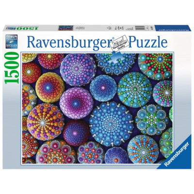 RAVENSBURGER Puzzle Barevné kamínky 1500 dílků