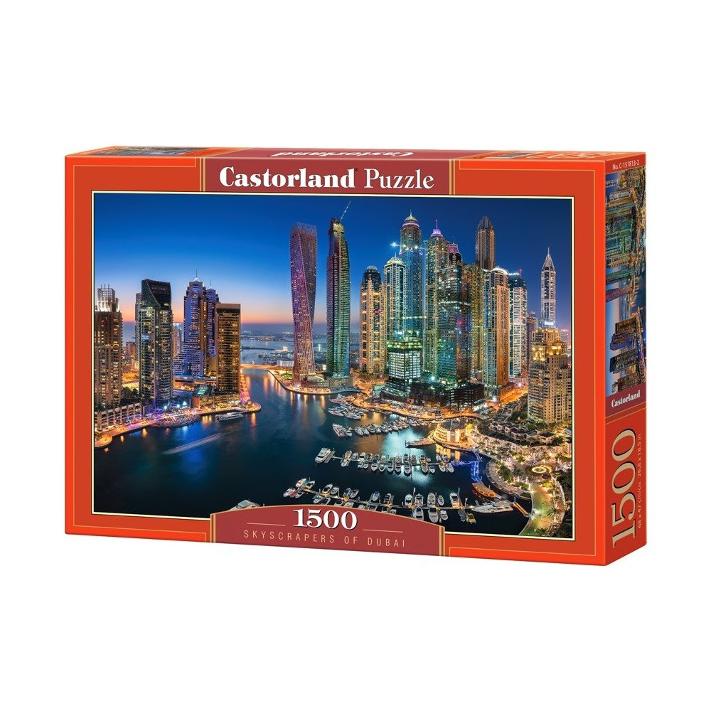 CASTORLAND Puzzle Mrakodrapy v Dubaji 1500 dílků