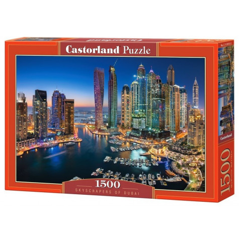 CASTORLAND Puzzle Mrakodrapy v Dubaji 1500 dílků ~ 1