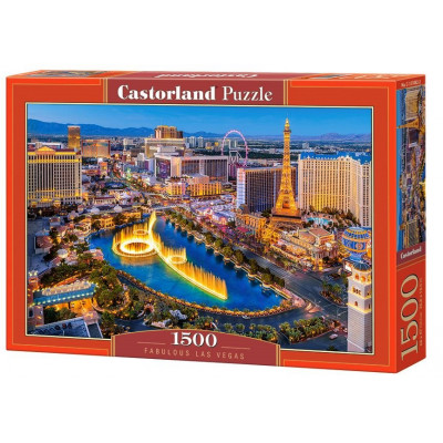 CASTORLAND Puzzle Báječné Las Vegas 1500 dílků