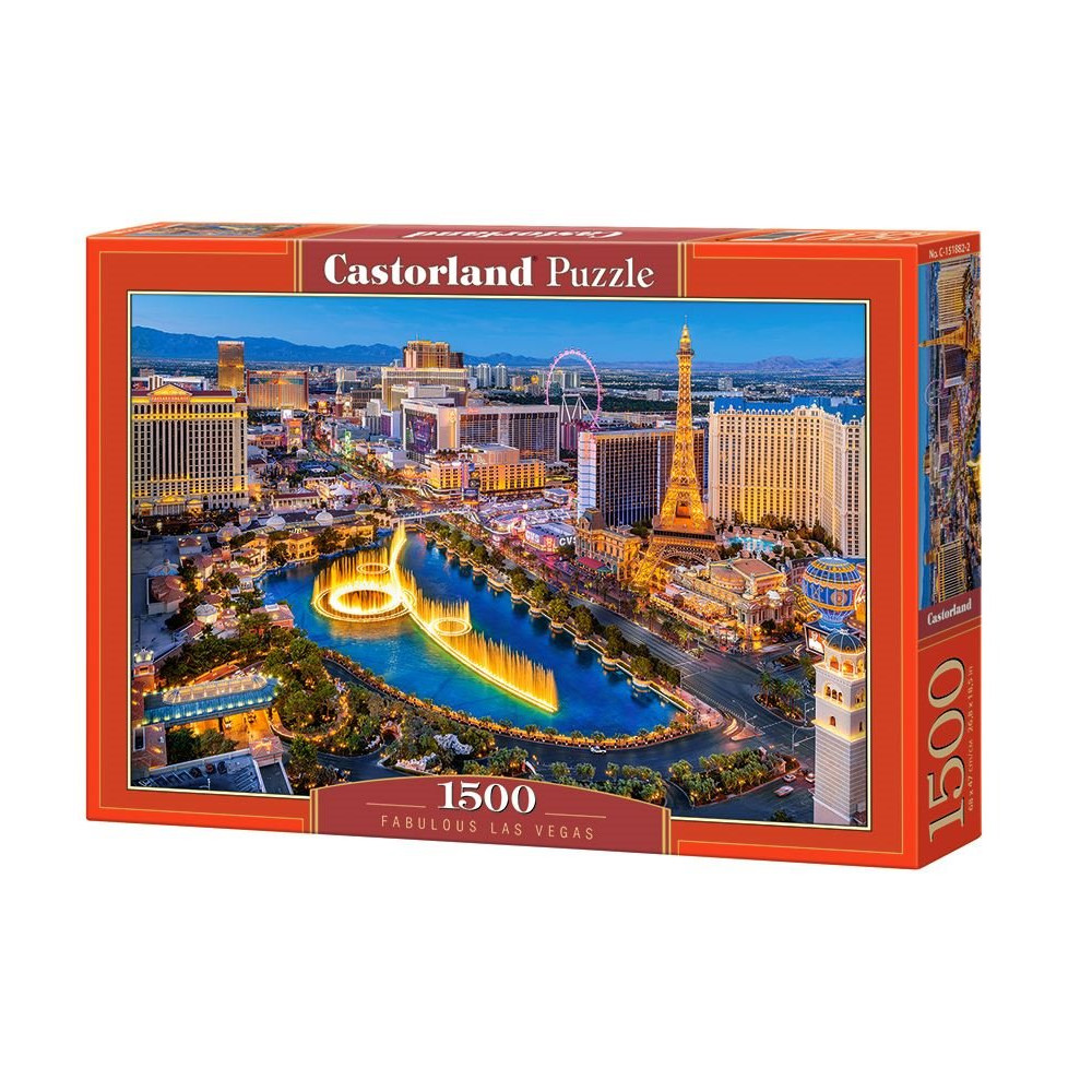 CASTORLAND Puzzle Báječné Las Vegas 1500 dílků