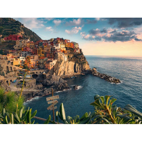 RAVENSBURGER Puzzle Cinque Terre, Itálie 1500 dílků ~ 2