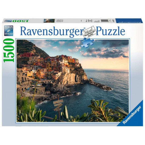 RAVENSBURGER Puzzle Cinque Terre, Itálie 1500 dílků ~ 1