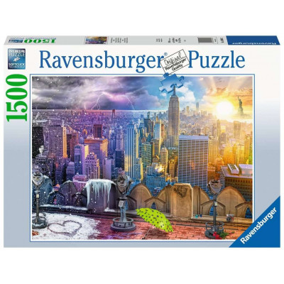RAVENSBURGER Puzzle Roční období v New Yorku 1500 dílků