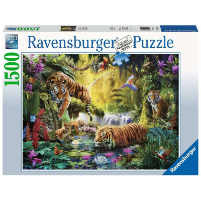 RAVENSBURGER Puzzle Pokojní tygři 1500 dílků