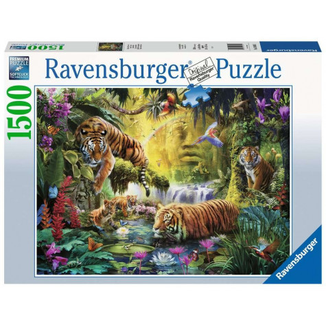 RAVENSBURGER Puzzle Pokojní tygři 1500 dílků ~ 1