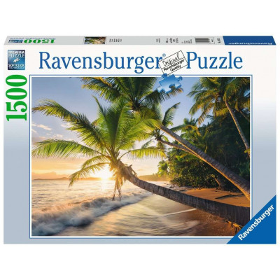 RAVENSBURGER Puzzle Prázdniny na pláži 1500 dílků