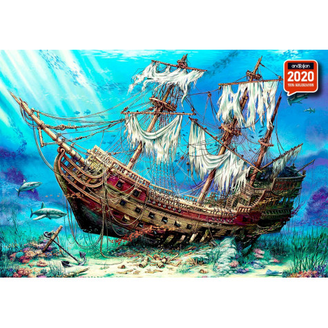 ANATOLIAN Puzzle Ztroskotaná loď 1500 dílků