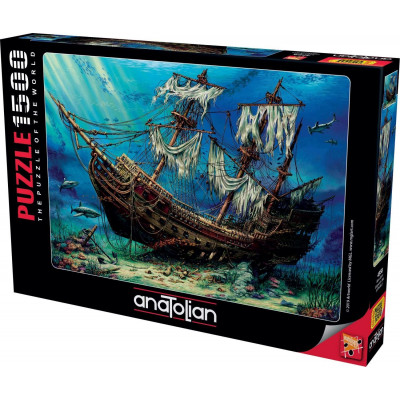 ANATOLIAN Puzzle Ztroskotaná loď 1500 dílků