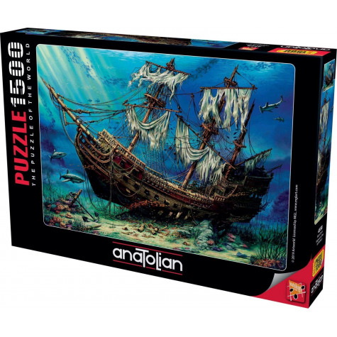 ANATOLIAN Puzzle Ztroskotaná loď 1500 dílků ~ 1