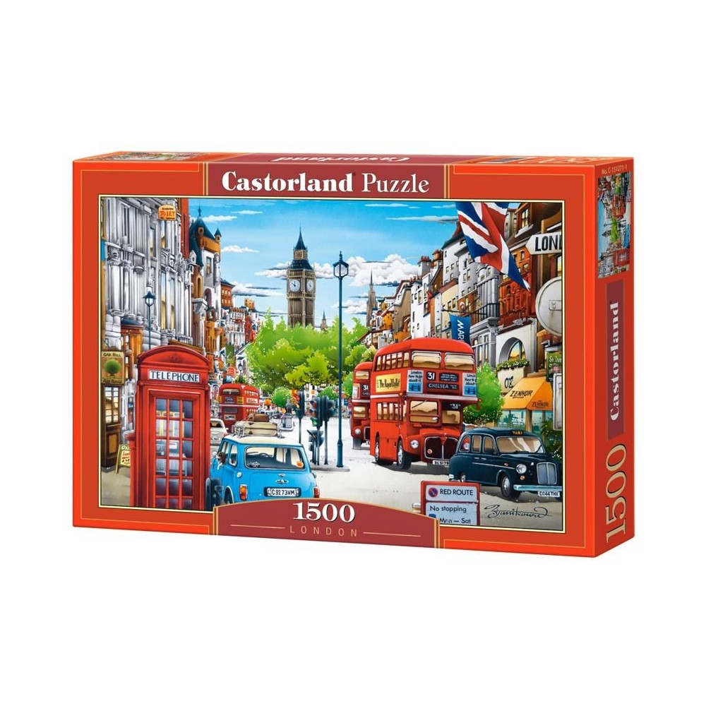 CASTORLAND Puzzle Londýn, Velká Británie 1500 dílků
