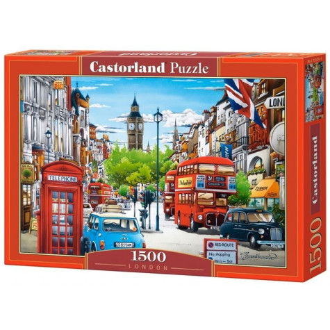 CASTORLAND Puzzle Londýn, Velká Británie 1500 dílků