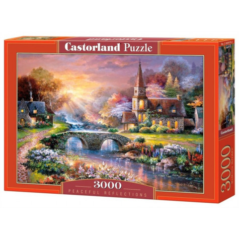 CASTORLAND Puzzle Pokojný odlesk 3000 dílků ~ 1
