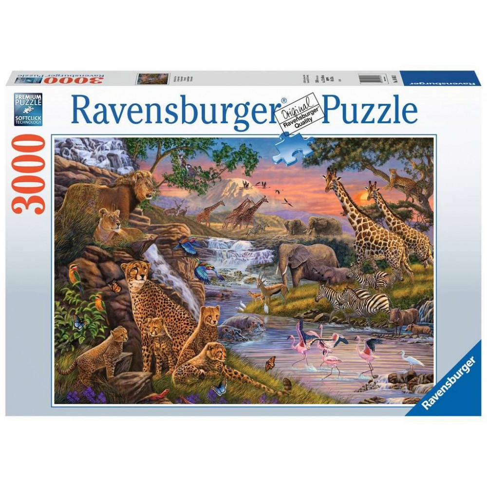 RAVENSBURGER Puzzle Království zvířat 3000 dílků