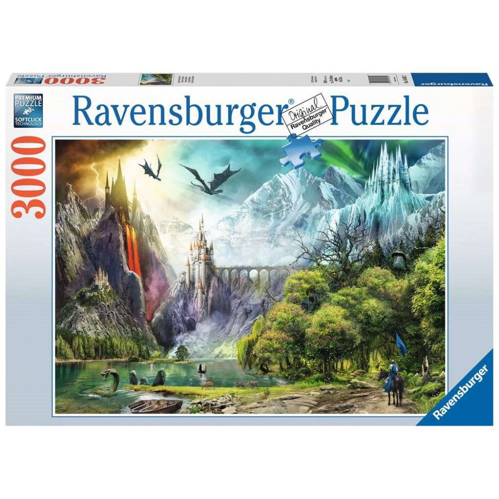 RAVENSBURGER Puzzle Vláda draků 3000 dílků