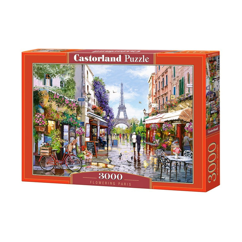 CASTORLAND Puzzle Rozkvetlá Paříž 3000 dílků